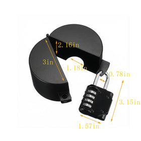 TEMEILI combination lock faucet accessory secures water access with a code.