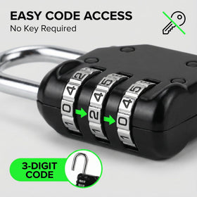 TEMEILI durable metal lock housing design for lasting security outdoors.