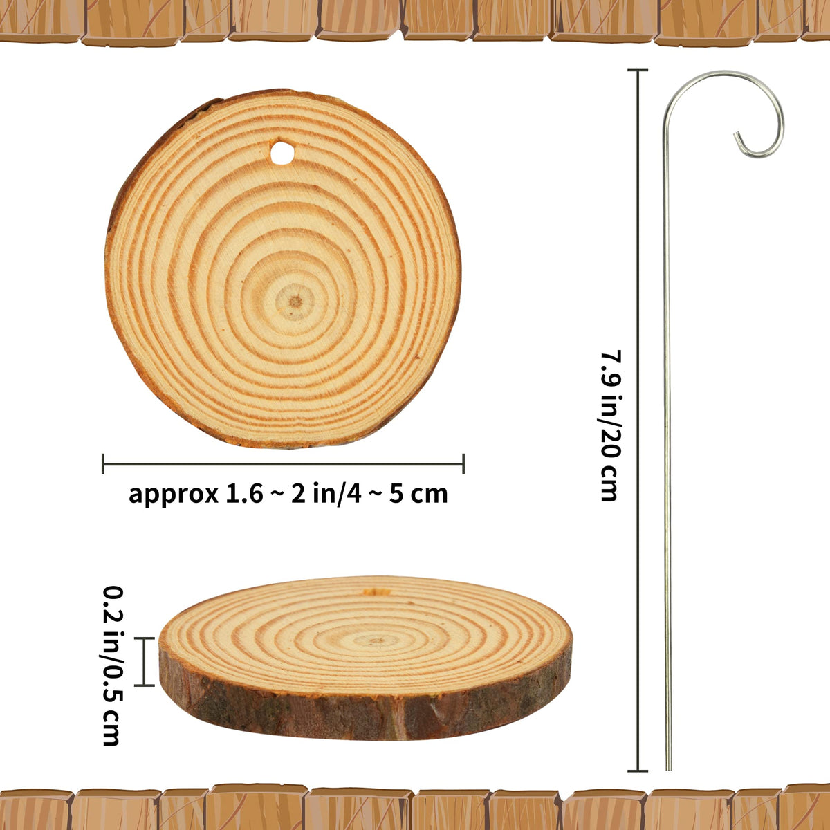 Temlum stainless steel stake provides sturdy support for plant tags.
