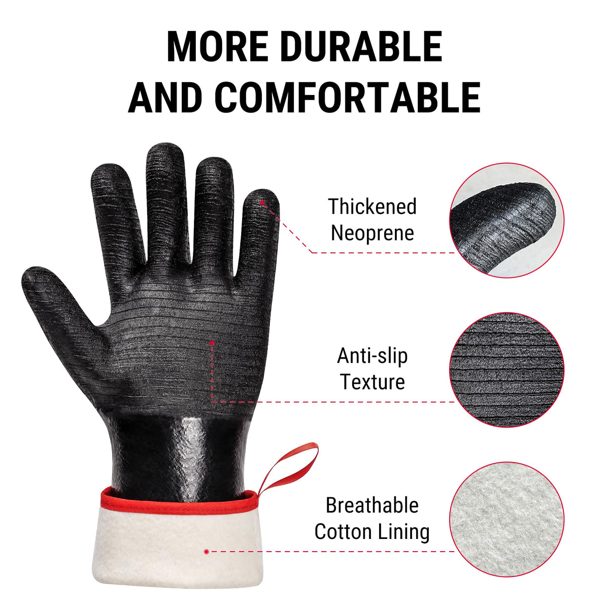 TempPro 14-inch grill gloves offer extended protection for large pans.