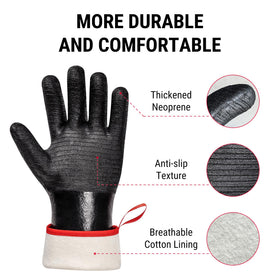 TempPro 14-inch grill gloves offer extended protection for large pans.