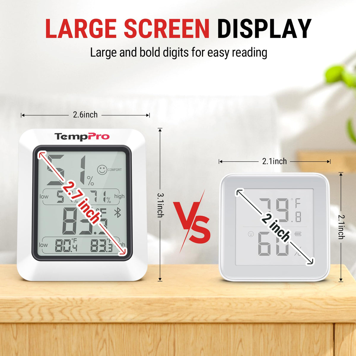 TempPro hygrometer app setup guide for iOS and Android