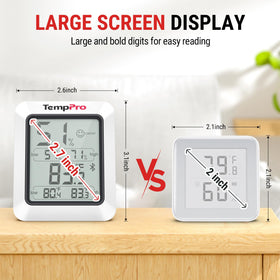 TempPro hygrometer app setup guide for iOS and Android
