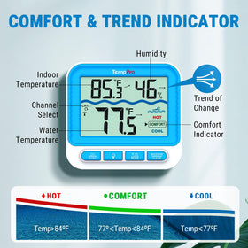 TempPro pre-paired wireless thermometer for instant setup right out of the box.