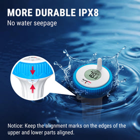TempPro RF link enables remote monitoring from indoors up to 500 feet.