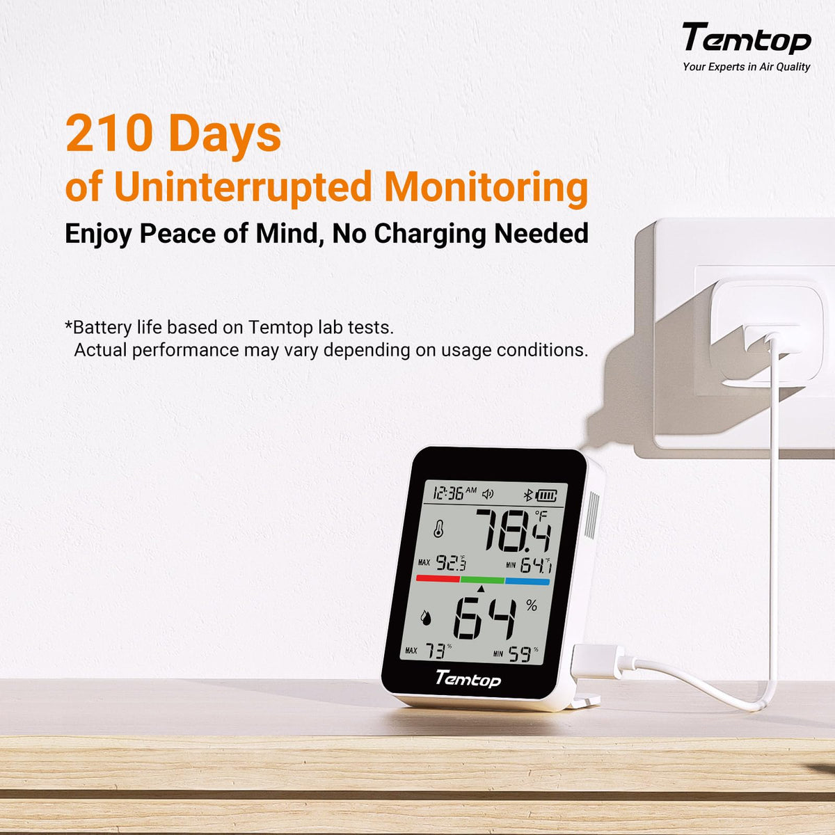 Temtop T1 OTA update capability demonstrated