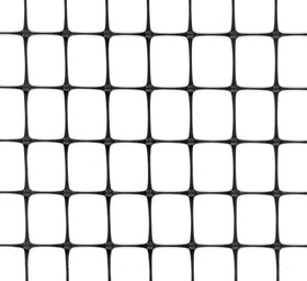 Tenax net close-up reveals 0.75 x 1 inch mesh for breathable, secure protection