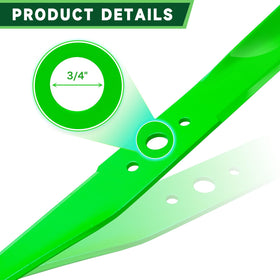 TENGMUJX 44-inch blade side view highlights sturdy construction