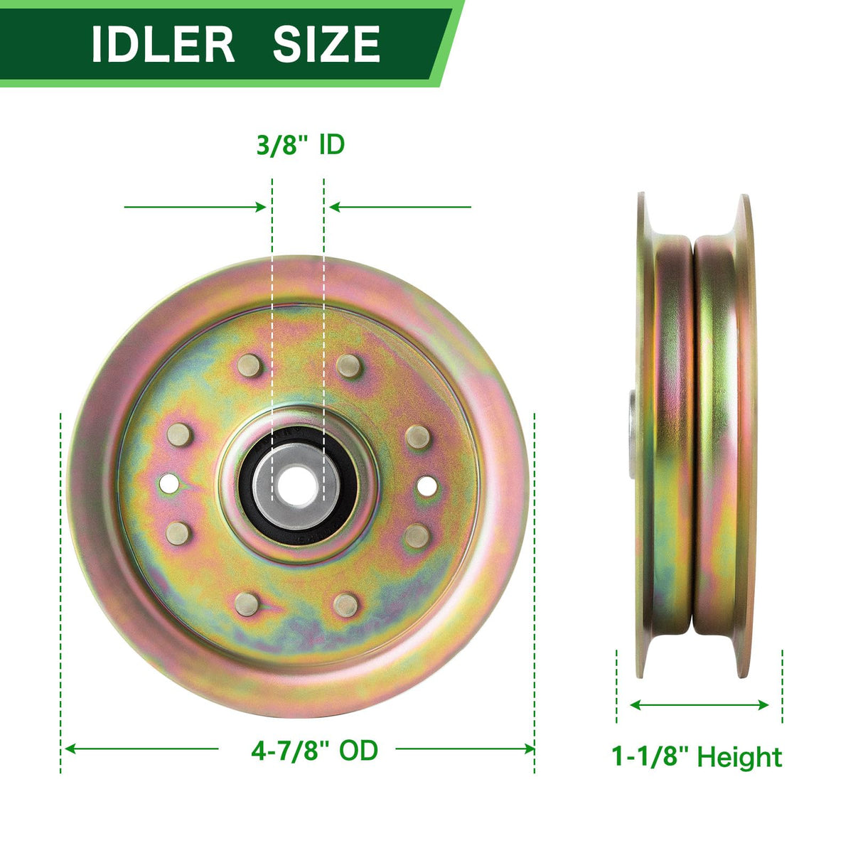 TENGMUJX 46-inch deck rebuild kit blades deliver precise cuts and clean lifts.