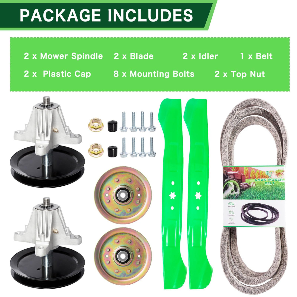 TENGMUJX 46-inch deck rebuild kit installation guide for quick setup.