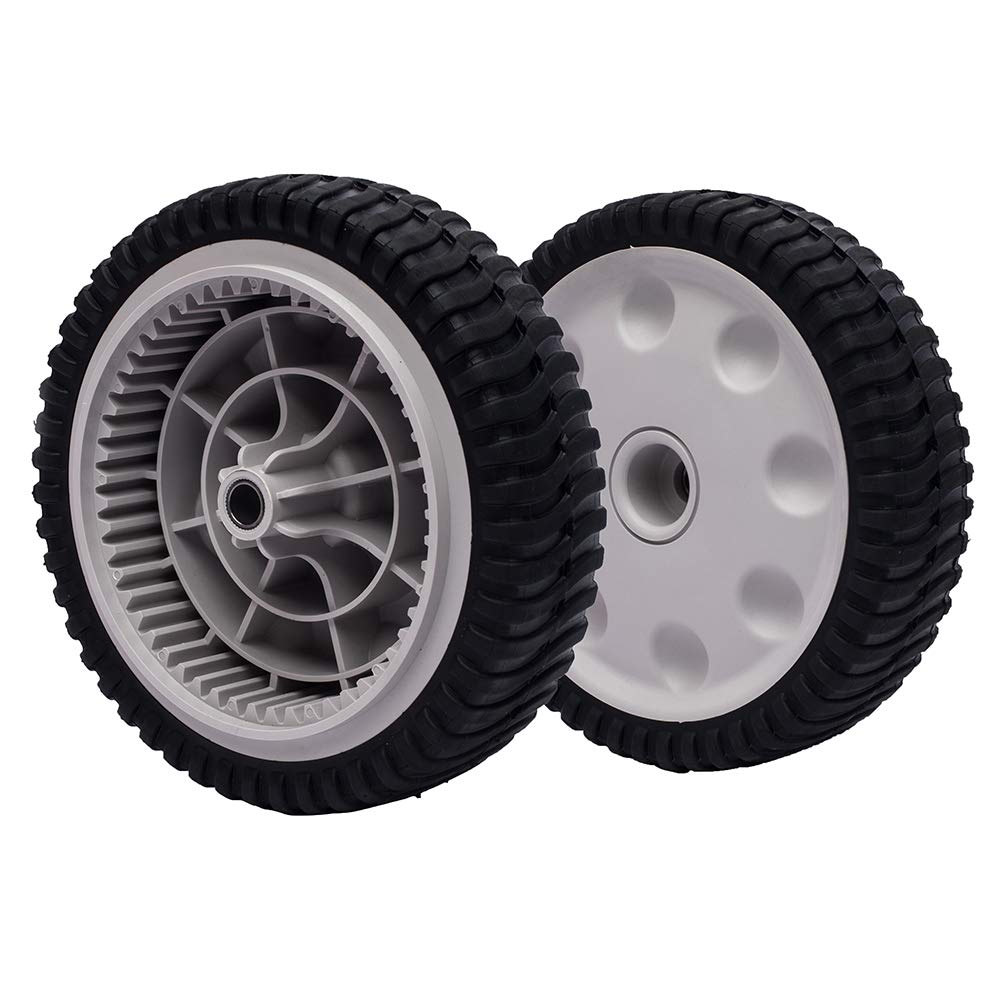 TENGMUJX 8-inch front drive wheel for Troy-Bilt TB240 improves maneuverability and durability.