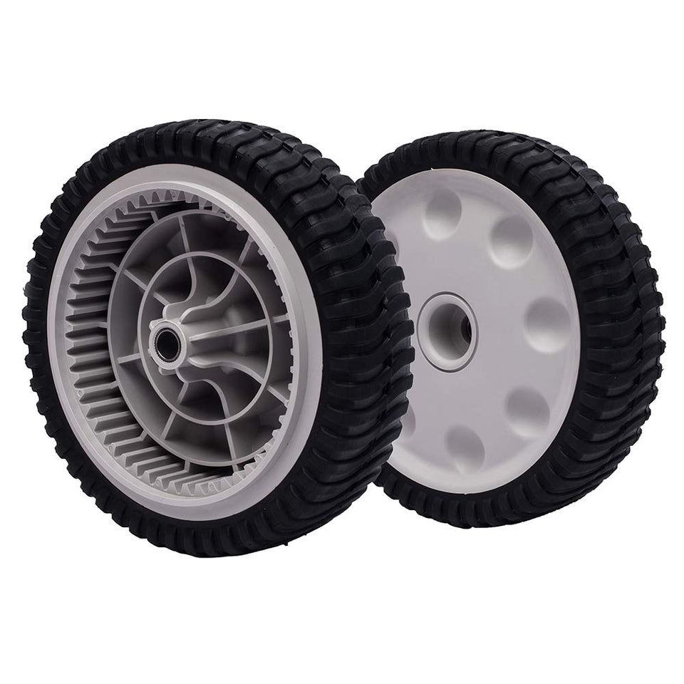 TENGMUJX 8-inch front drive wheel for Troy-Bilt TB240 improves maneuverability and durability.