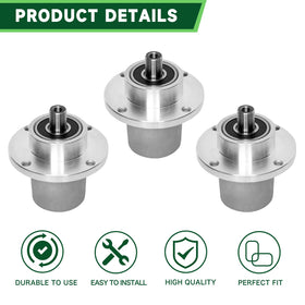 TENGMUJX aluminum spindle close-up demonstrates durable alloy.