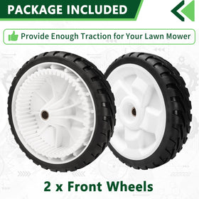 TENGMUJX bore 1/2 inch fits common mower spindles.