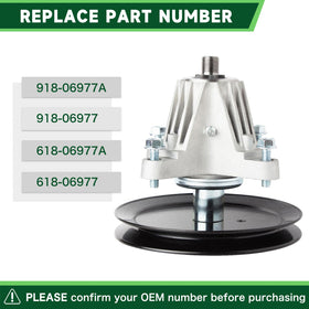 TENGMUJX Cub Cadet 46-deck spindle-assembly, direct fit for XT1-LT46 models