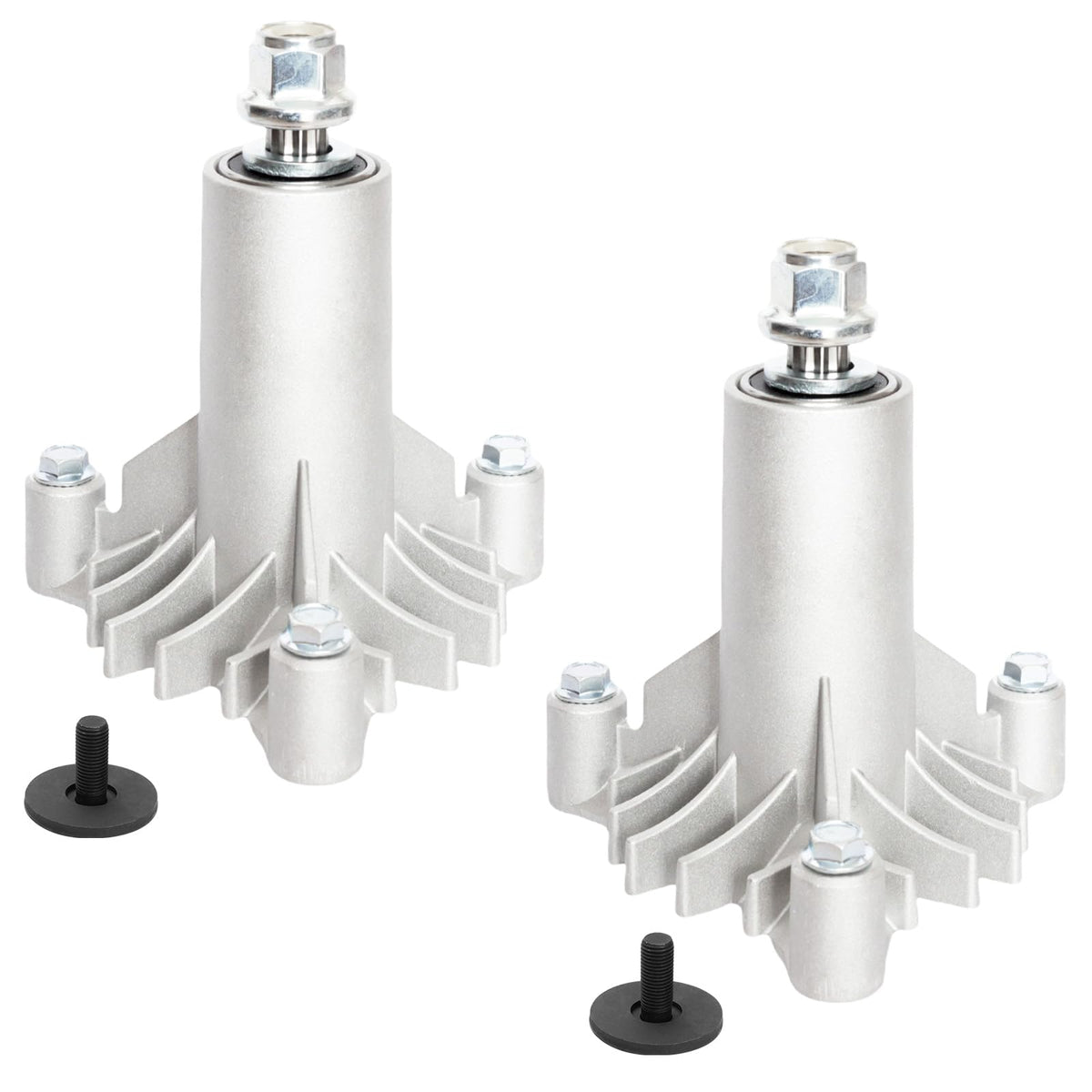 TENGMUJX 2-pack spindle assembly for compatible decks, reliable replacement