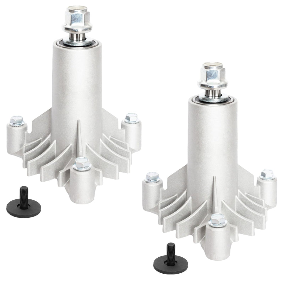 TENGMUJX 2-pack spindle assembly for compatible decks, reliable replacement