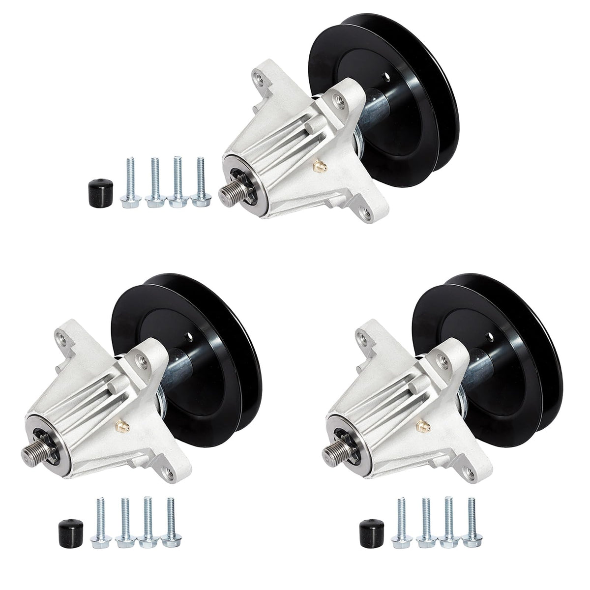 TENGMUJX spindle assembly for 54-inch deck replaces worn OEM parts and fits multiple models