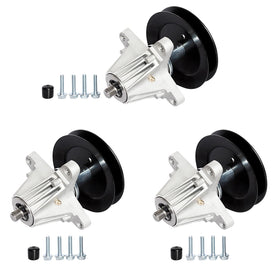 TENGMUJX spindle assembly for 54-inch deck replaces worn OEM parts and fits multiple models
