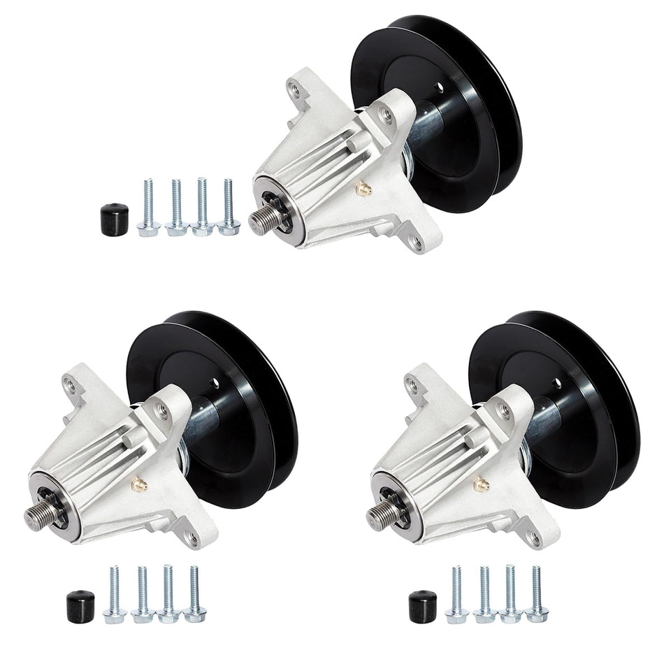 TENGMUJX spindle assembly for 54-inch deck replaces worn OEM parts and fits multiple models