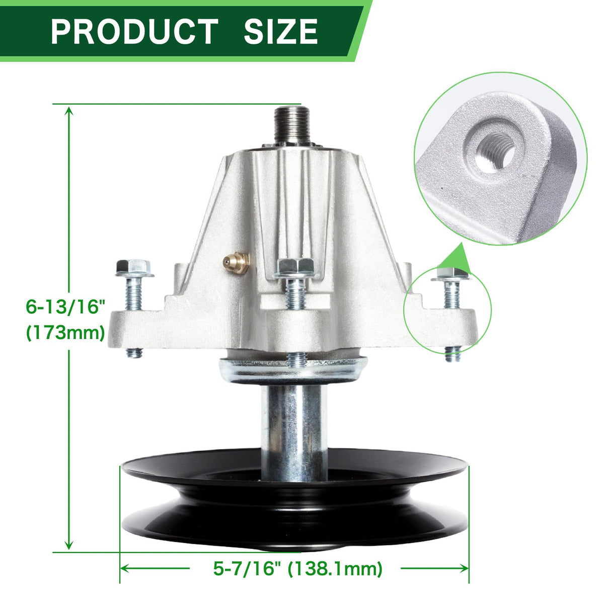 TENGMUJX spindle assembly 918-06978 for 54-inch decks ensures reliable replacement