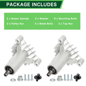TENGMUJX spindle assembly compatible models indicates broad mower compatibility