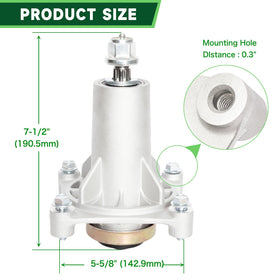 TENGMUJX Husqvarna fit spindle assembly for easy mower maintenance