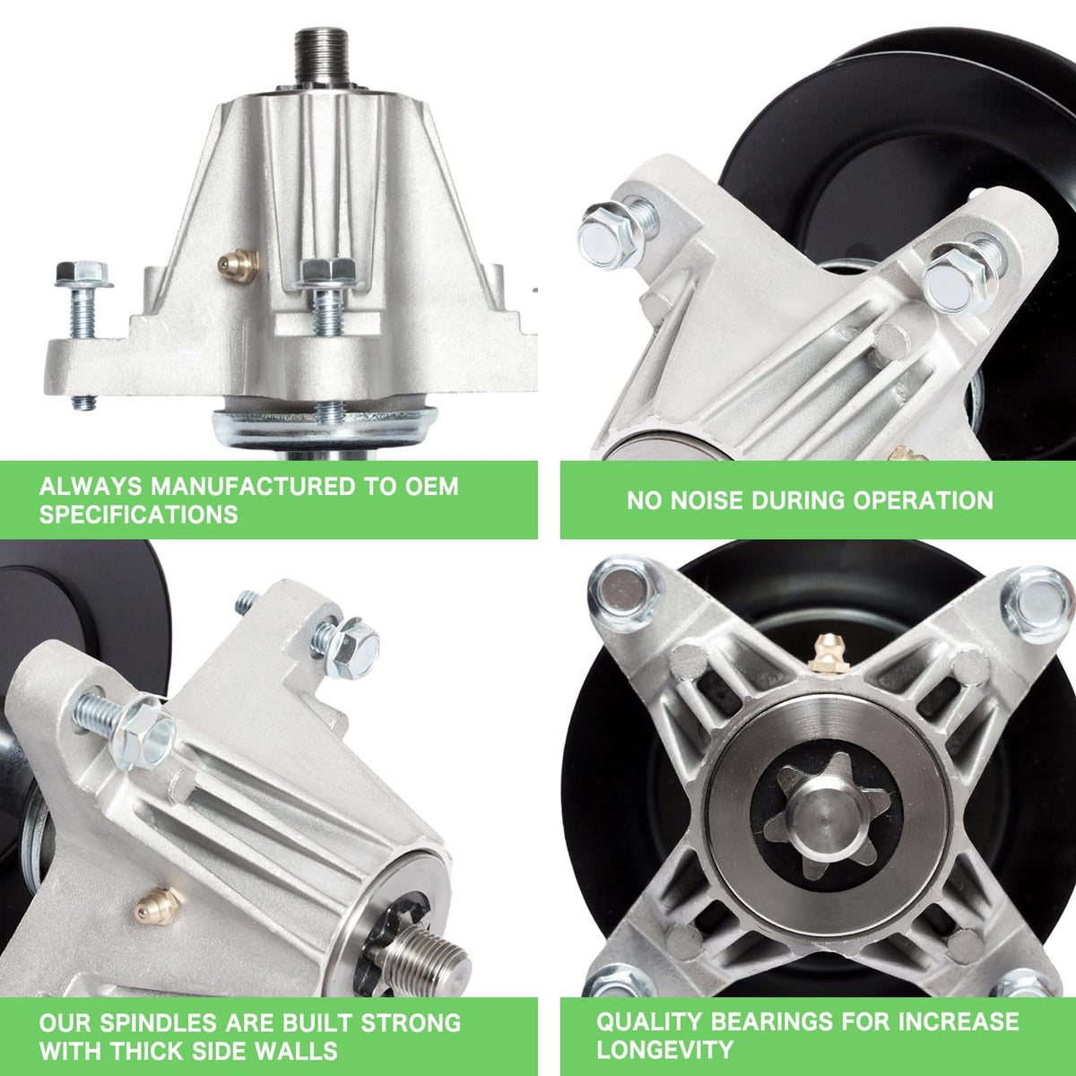 TENGMUJX spindle assembly for Mustang XP 54-inch deck improves mowing performance