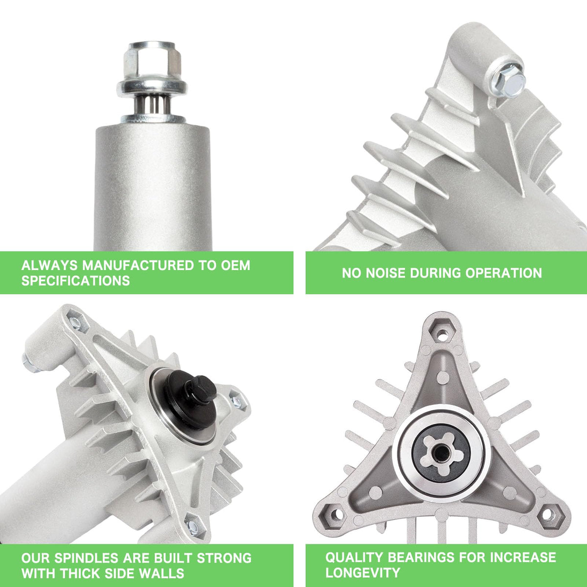 TENGMUJX spindle assembly package includes hardware for quick swap