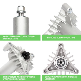 TENGMUJX spindle assembly package includes hardware for quick swap