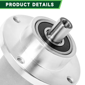 TENGMUJX corrosion-resistant spindle for long-lasting mower use.