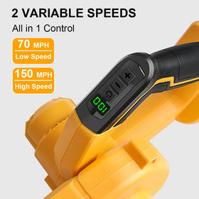 TENMOER cordless leaf blower compatible with DeWALT 20V batteries