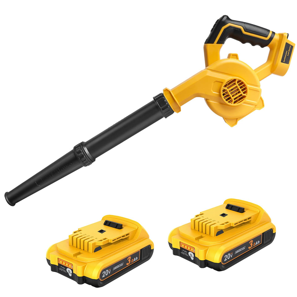 TENMOER cordless leaf blower with turbo air for quick debris clearance