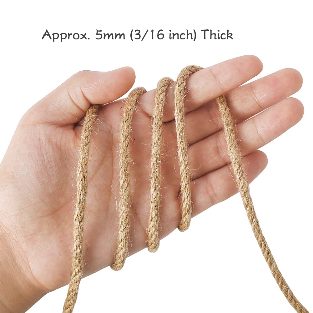 Tenn Well 4-ply twisted jute close-up showing durable texture.