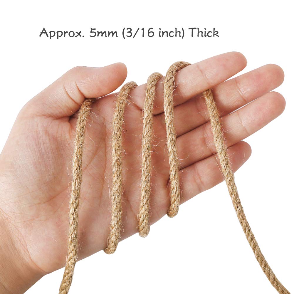 Tenn Well rope in garden use for tying plants securely