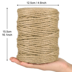 Tenn Well 5mm jute rope decorating wine bottles and centerpieces.