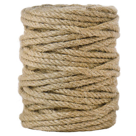 Tenn Well 5mm jute rope spool closeup showing sturdy twist for crafts
