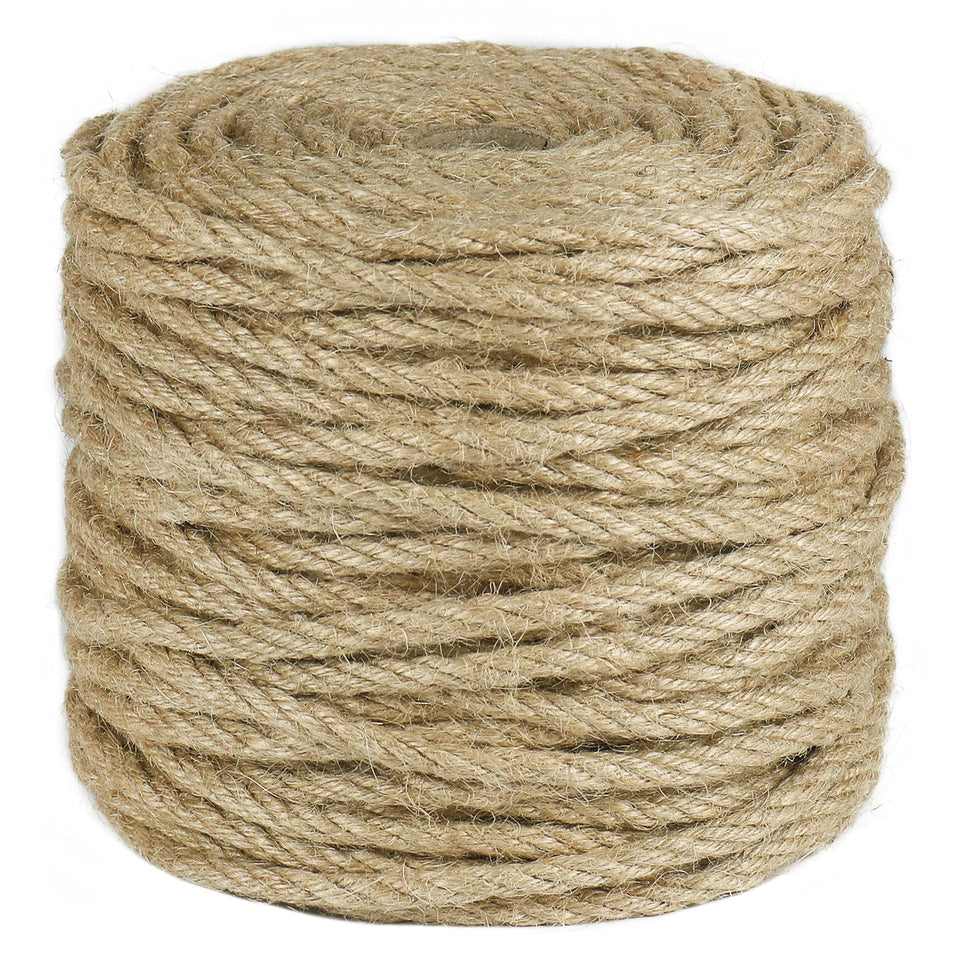 Tenn Well 5mm jute rope on a spool, ideal for macrame projects.