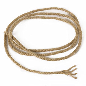Tenn Well jute rope in garden setup ready for tying supports.