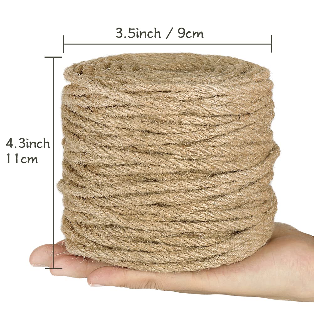 Tenn Well macrame plant hanger idea with natural rope texture.