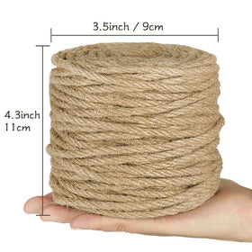 Tenn Well macrame plant hanger idea with natural rope texture.