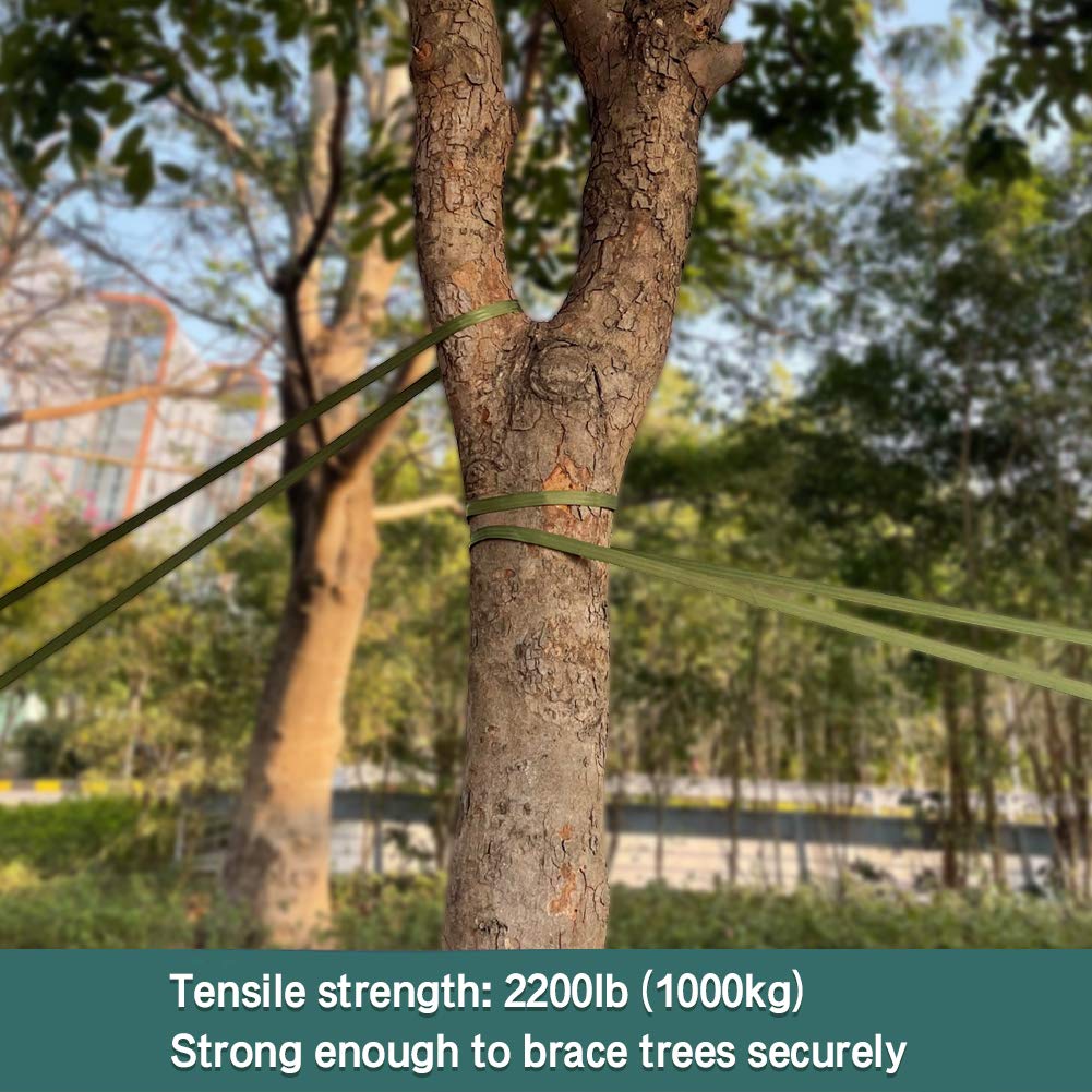 Tenn Well strap is 1 inch wide and 65 feet long for even pressure distribution.