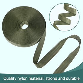 Tenn Well Tree Support Strap extended to 65 feet for versatile staking setups.