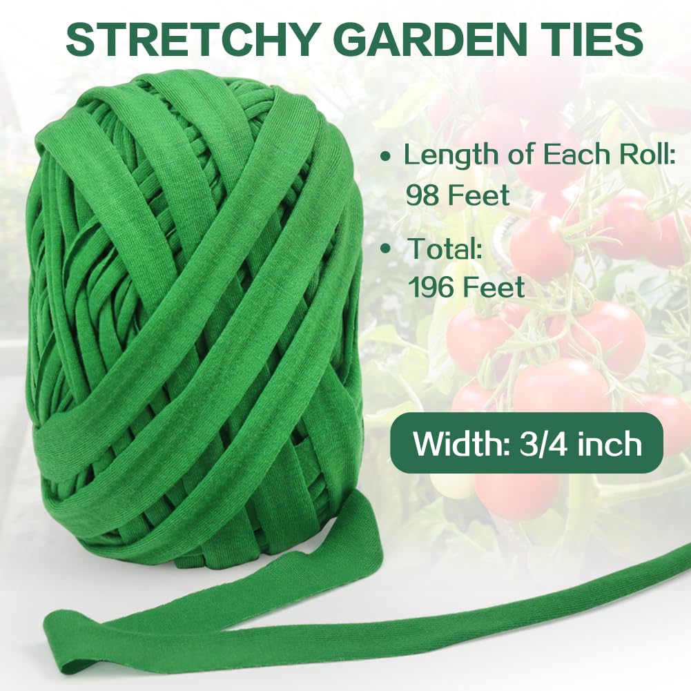 Tenn Well two-pack garden twine offers versatile support options.