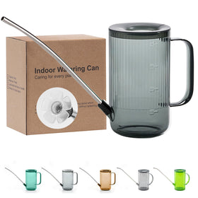 Tennedriv Green long-spout watering can grey reaches tall or hanging plants with precision.