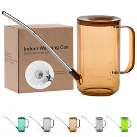 Tennedriv Green long-stem spout watering can reaches deep pots for precise watering