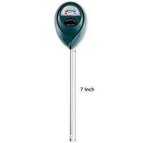 Tennedriv Green probe inserted into soil shows moisture level clearly.