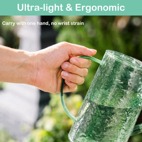 Tennedriv Green 34oz capacity reduces refills during plant care.