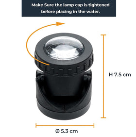 TENSUL low voltage 5V pond light safe around people and fish