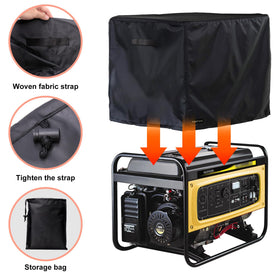 TENTVIA universal-fit design protects most generators outdoors.